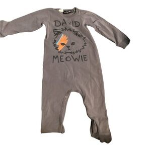 Rock Your Baby David Meowie Playsuit